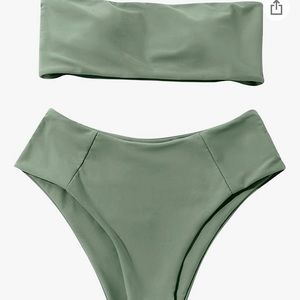 OMKAGI bandeau Bikini set